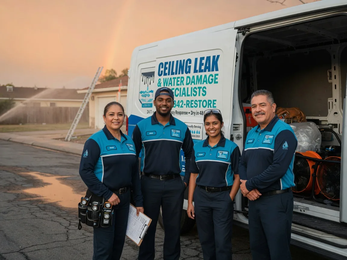 Ceiling Leak Cleanup company in Burton, WV